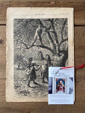 Harper's Weekly, Woodcut Engraving, Antique Print, sheet music, audiobook